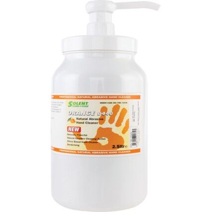 Solent Orange Citrus Beaded Hand Cleaner 2.5ltr