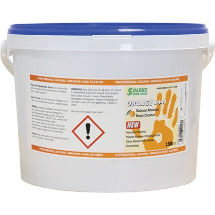 Solent Orange Citrus Beaded Hand Cleaner 15ltr