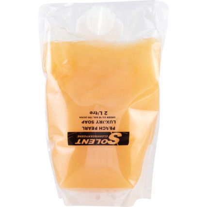 Luxury Peach Soap, 2ltr Pouch