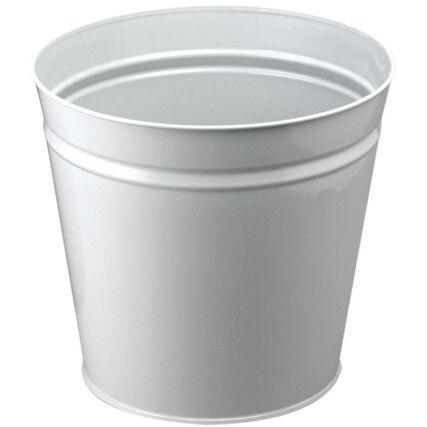 Metal Grey Waste Bin - 15 Litre