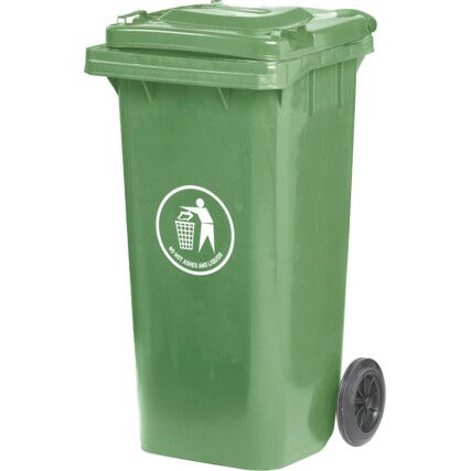 Green Wheelie Bin - 120 Litre