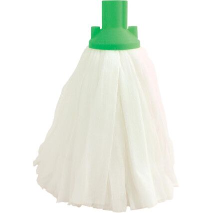 Socket Mop, Non Woven, Green, 80g Head