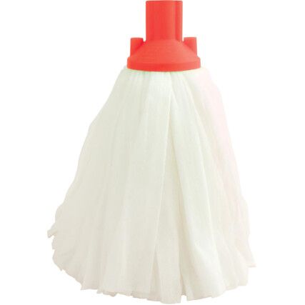 Socket Mop, Non Woven, Red, 80g Head