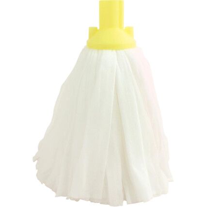 Socket Mop, Non Woven, Yellow, 80g Head