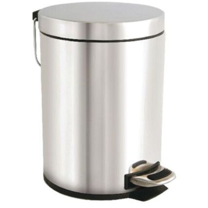 Pedal Bin Stainless Steel 5 Litre