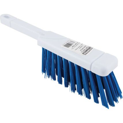 12" Soft Crimp Poly Hand Brush Blue