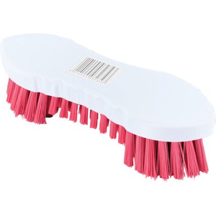 Hand Scrubbing Brush 8"  Red