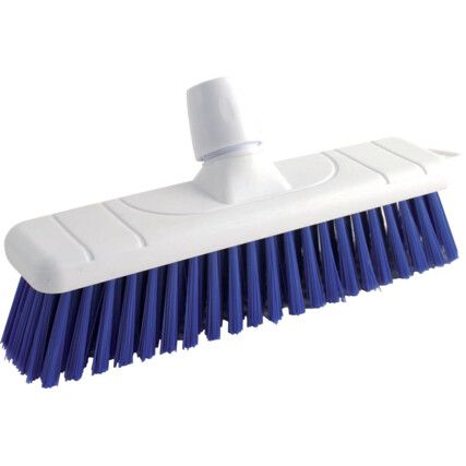 12" Stiff Polypropylene Sweep Broom Head Blue