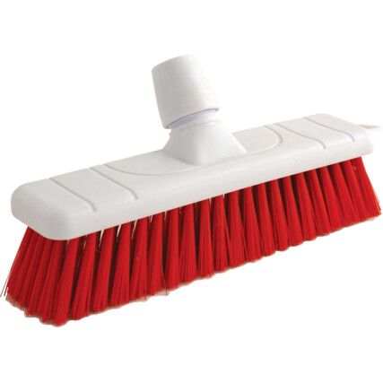 12" Stiff Polypropylene Sweep Broom Head Red