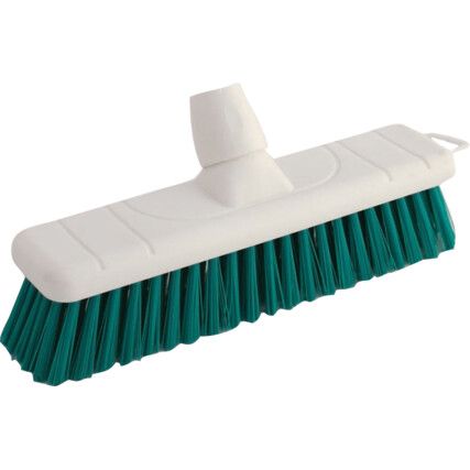 12" Soft Poly Sweep Broom Head Green