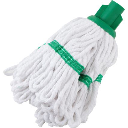 Looped Scocket Mop, Synthetic Yarn, Green, 200g Head