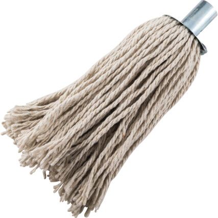 Socket Mop, Yarn, White, 142g Head