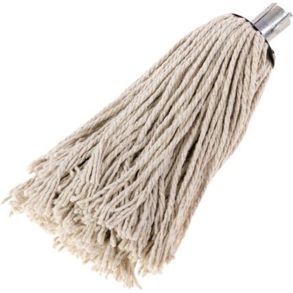 Socket Mop, Yarn, White, 200g Head