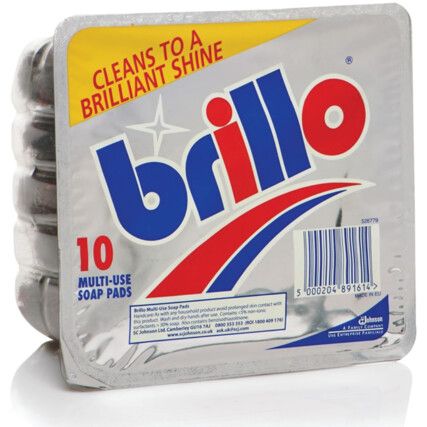 BRILLO SOAP PADS (PK-10)