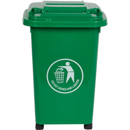 LWB30Y Green Wheelie Bin - 30 Litre