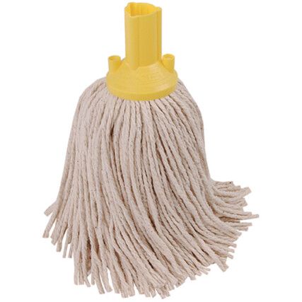 Socket Mop, Yarn, Yellow, 212g Head