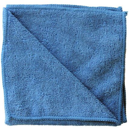 Microfibre Cleaning Cloth, Economy, Blue