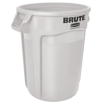 BRUTE ROUND CONTAINER 121.1L WHT