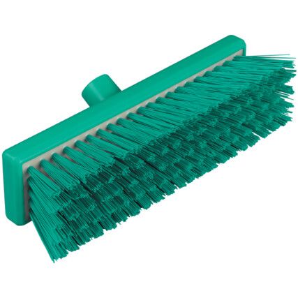 300mm STIFF POLY' (RES-SET) BROOM - BLUE