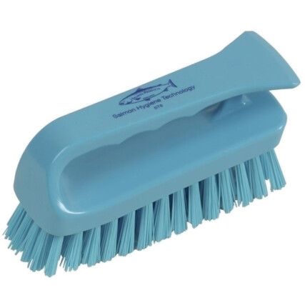 152mm Prof' Stiff Poly' Scrub Brush Grippy Blue