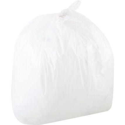 15"x24"x30" 40L H/D WHITE SWING BIN LINERS (500)