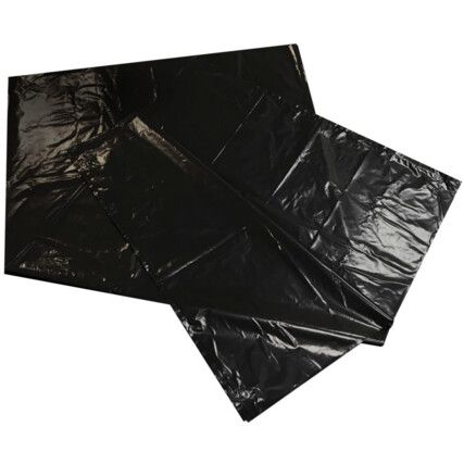 Wheelie Bin Liners, Black, 240L, Medium Duty, Pack of 100