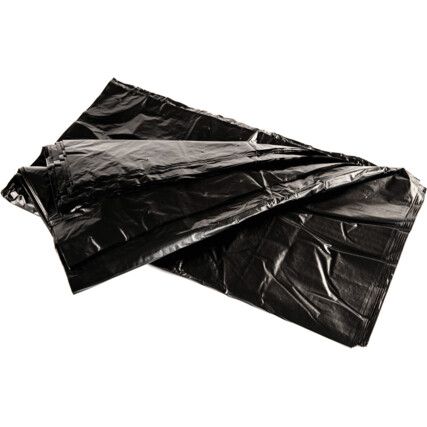 Wheelie Bin Liners, Black, 300L, Heavy Duty, Pack of 100