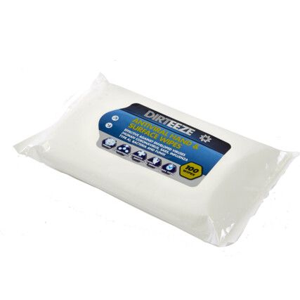 ANTIVIRAL HAND & SURFACE WIPES (PK-100)