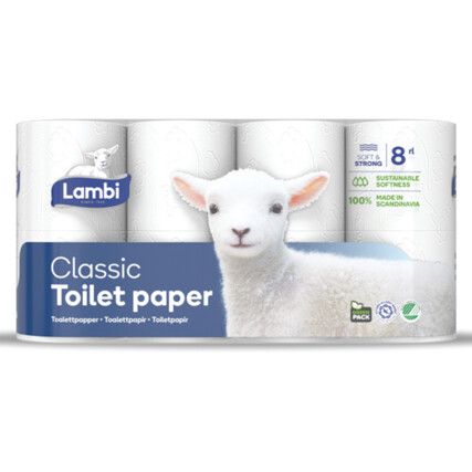 TOILET TISSUE 3PLY 165SHEETS PER ROLL 8ROLLS PER PACK (CS-40)