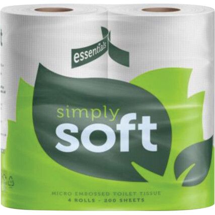 2PLY 320SHT TOILET ROLL (CS-48)