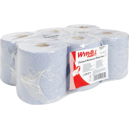 L20 Centrefeed, Blue, 2 Ply, 6 Rolls per Case, 152m per Roll
