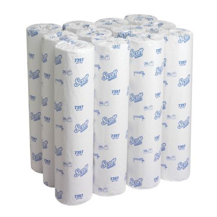 Hygiene Roll, White, 2 Ply, 12 Rolls