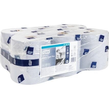 Reflex Controlled Centrefeed, Blue, 2 Ply, 6 Rolls per Case, 150m per Roll
