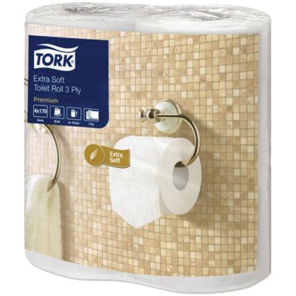 TORK ADV CONV TOILET TISSUE 3-PLY(PK-170 SHEET x 10x40)