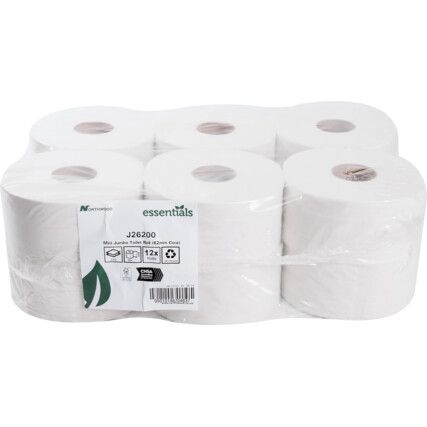 STM200-2W-300 Mini Jumbo 2ply Roll 3" Core (Pk-12)