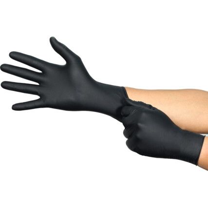 94-242 MIRCOFLEX NITRILE DISP GLOVES (BX-100) (L-8.5-9)