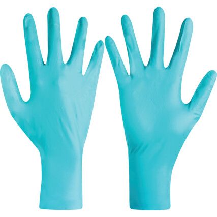 MicroFlex 93-260 Disposable Gloves, Green, Neoprene;Nitrile, 7.8mil Thickness, Powder Free, Size 5.5-6, Pack of 50