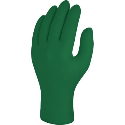 TX4525 Disposable Gloves, Green, Nitrile, 4.5mil Thickness, Powder Free, Size 2XL, Pack of 100