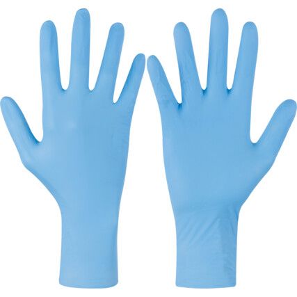 6.5G EXTENDED CUFF NITRILE DISPOSABLE GLOVE (S) (BX-100)