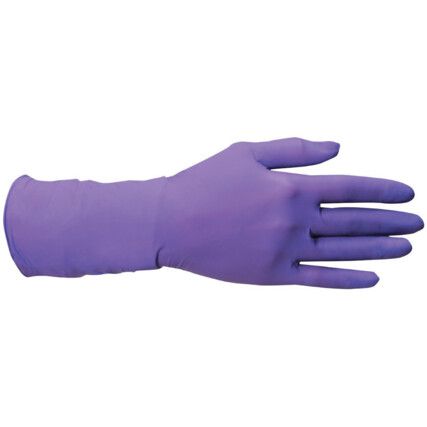 Science, Disposable Gloves, Purple, Nitrile, Level 3 -0.65/GI, Powder Free, Pk-100, Size S