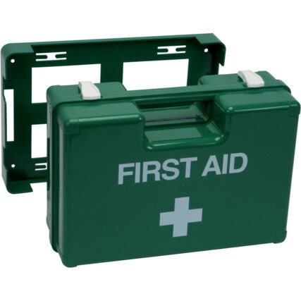 First Aid Kit with Wall Mount Bracket, 100 Persons, BS8599-1:2019 Compliant