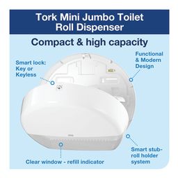 Mini Jumbo Toilet Roll Dispensers thumbnail-2