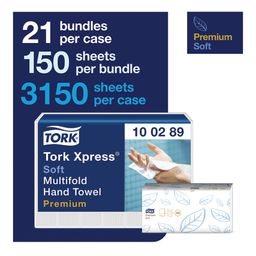 Xpress® Extra Soft Multifold Hand Towels thumbnail-1