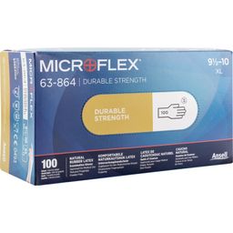 Microflex® 63-864 Disposable Latex Gloves, Pack of 100 thumbnail-2