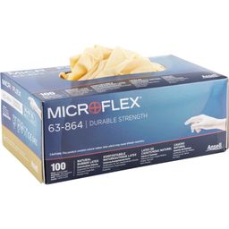 Microflex® 63-864 Disposable Latex Gloves, Pack of 100 thumbnail-3