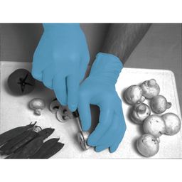 Disposable Gloves, Blue Nitrile (Box-100) thumbnail-1