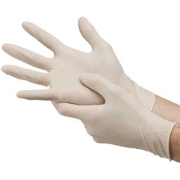 Disposable Gloves, White Latex (Box-100) thumbnail-2